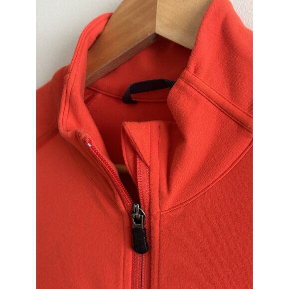 Lululemon Luon Men's Full Zip Jacket Orange Size Medium Active Sports Workout - Picture 2 of 12